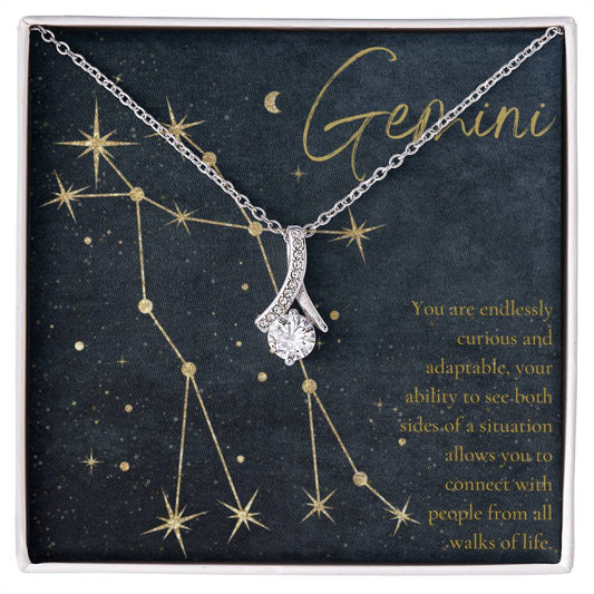 Gemini Alluring Beauty Necklace-[Heartfelt Family Gift]
