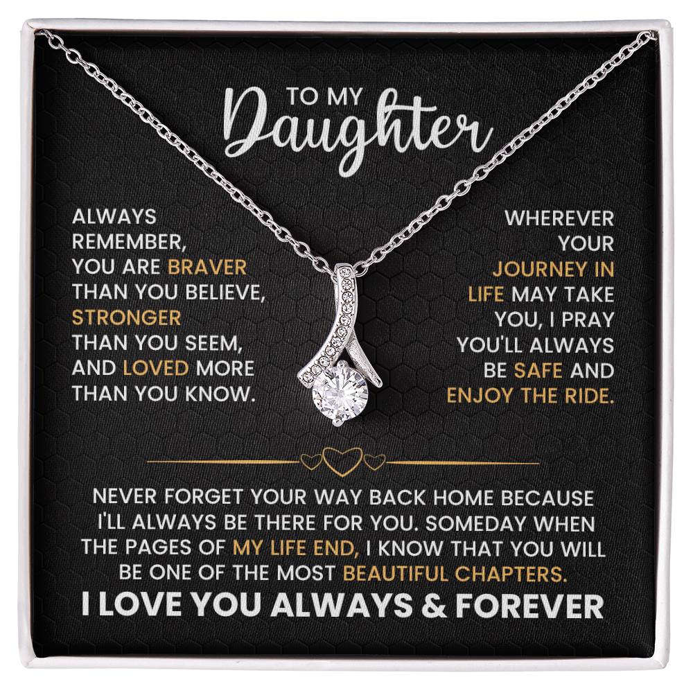 Daughter Alluring Beauty Necklace Gift