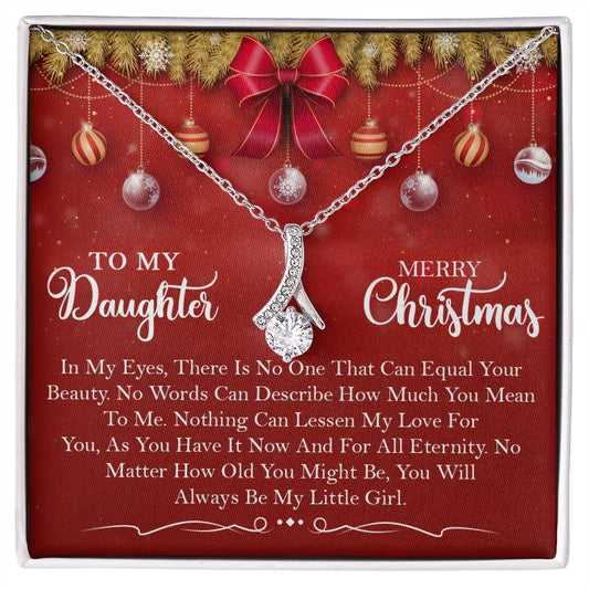 Daughter Necklace - Christmas Gift for Her from Mom  Personalized Jewelry to Show Your Love-[Heartfelt Family Gift]