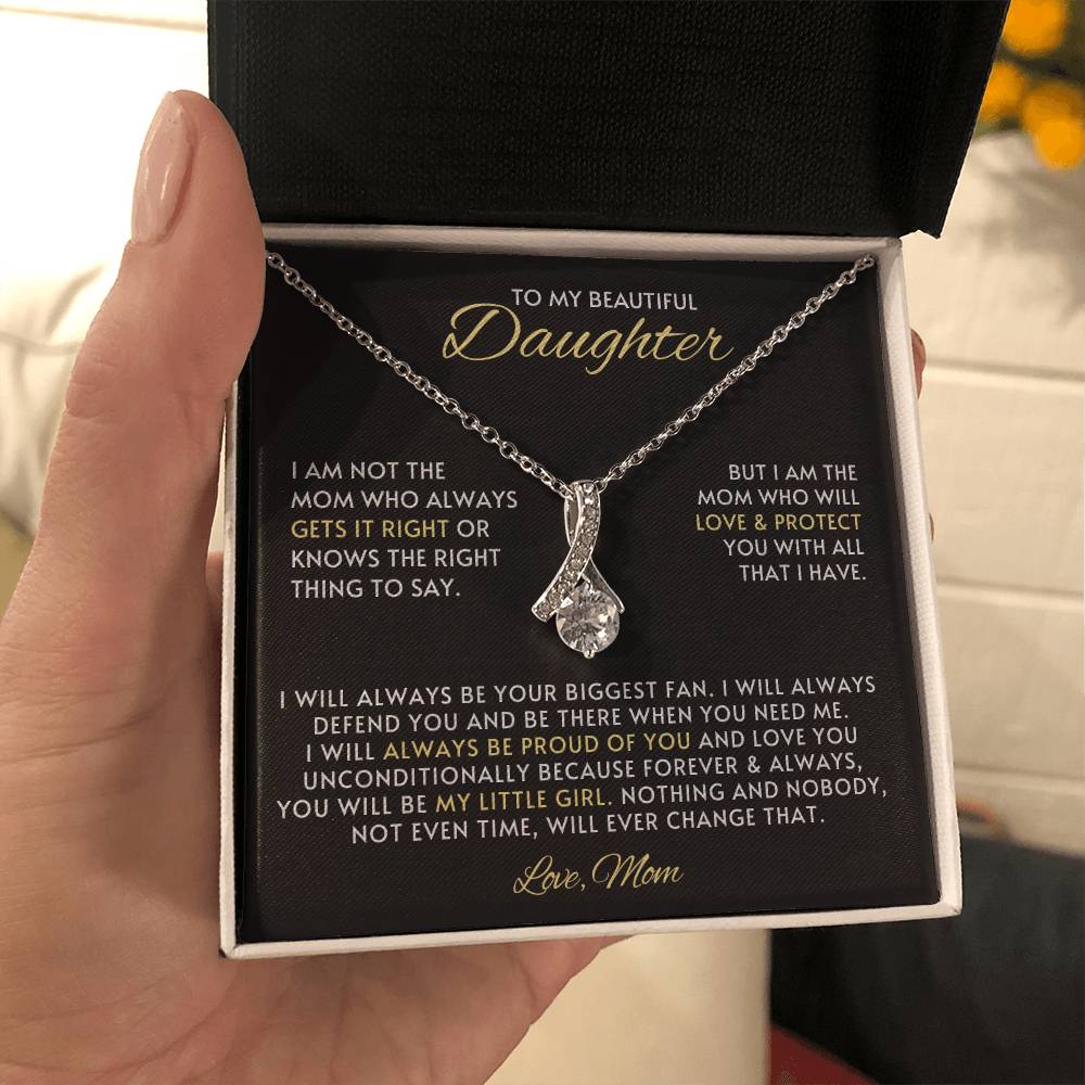 Daughter Alluring Beauty Necklace Gift from Mom