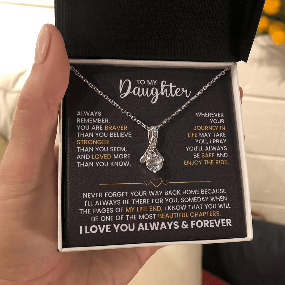 Daughter Alluring Beauty Necklace Gift