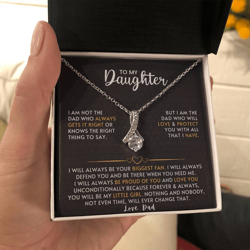 Daughter Alluring Beauty Necklace Gift from Dad