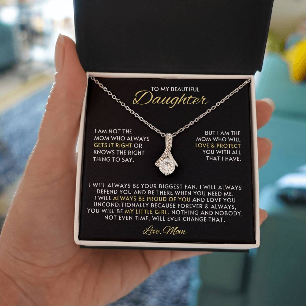 Daughter Alluring Beauty Necklace Gift from Mom
