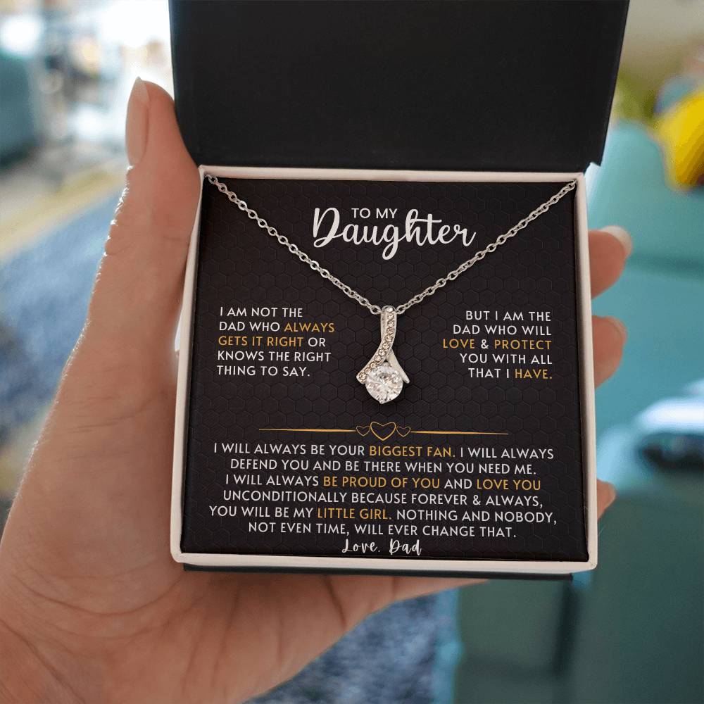 Daughter Alluring Beauty Necklace Gift from Dad