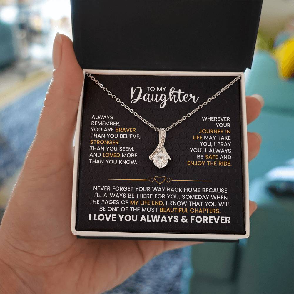 Daughter Alluring Beauty Necklace Gift