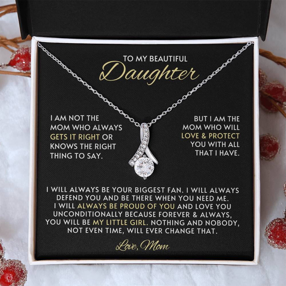 Daughter Alluring Beauty Necklace Gift from Mom