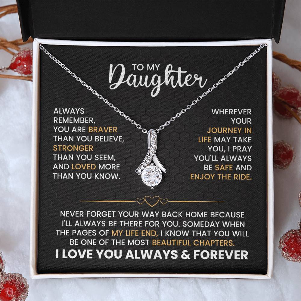 Daughter Alluring Beauty Necklace Gift