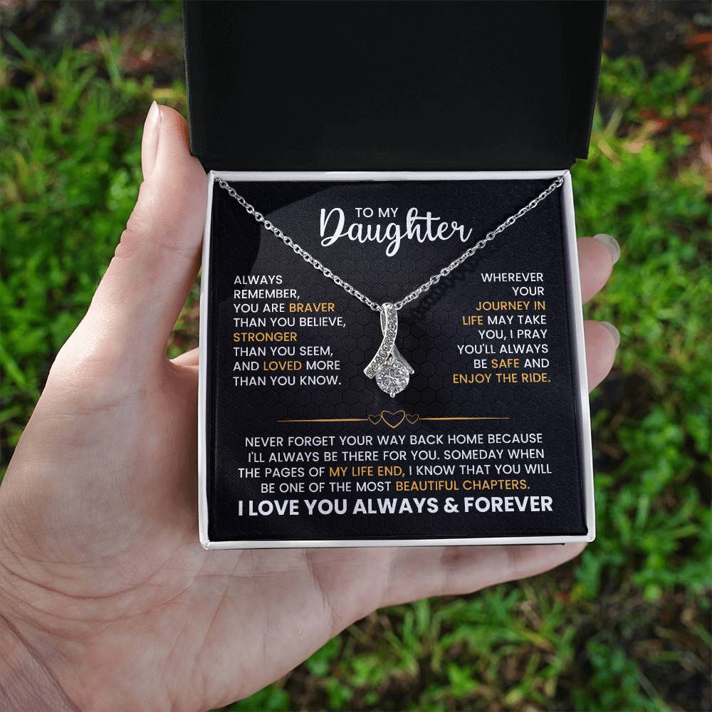 Daughter Alluring Beauty Necklace Gift