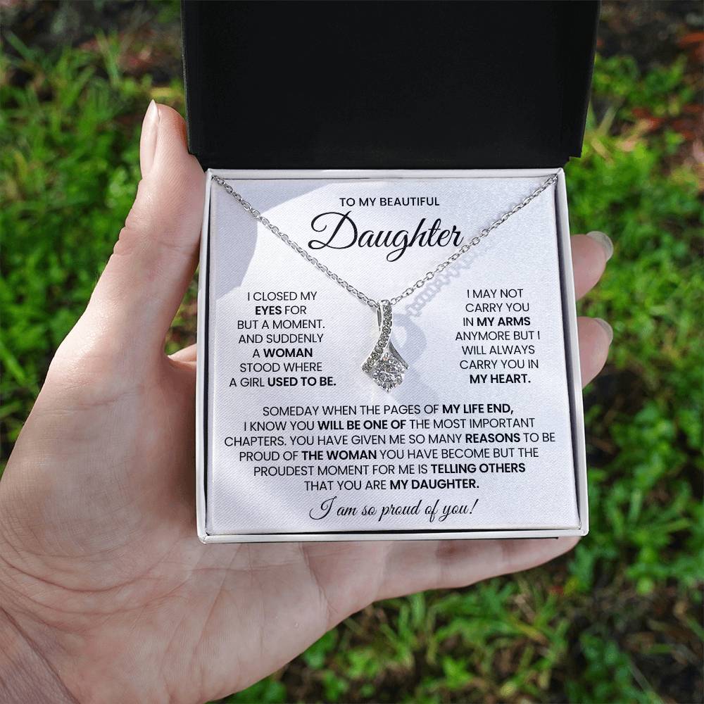 Daughter Alluring Beauty Necklace Gift