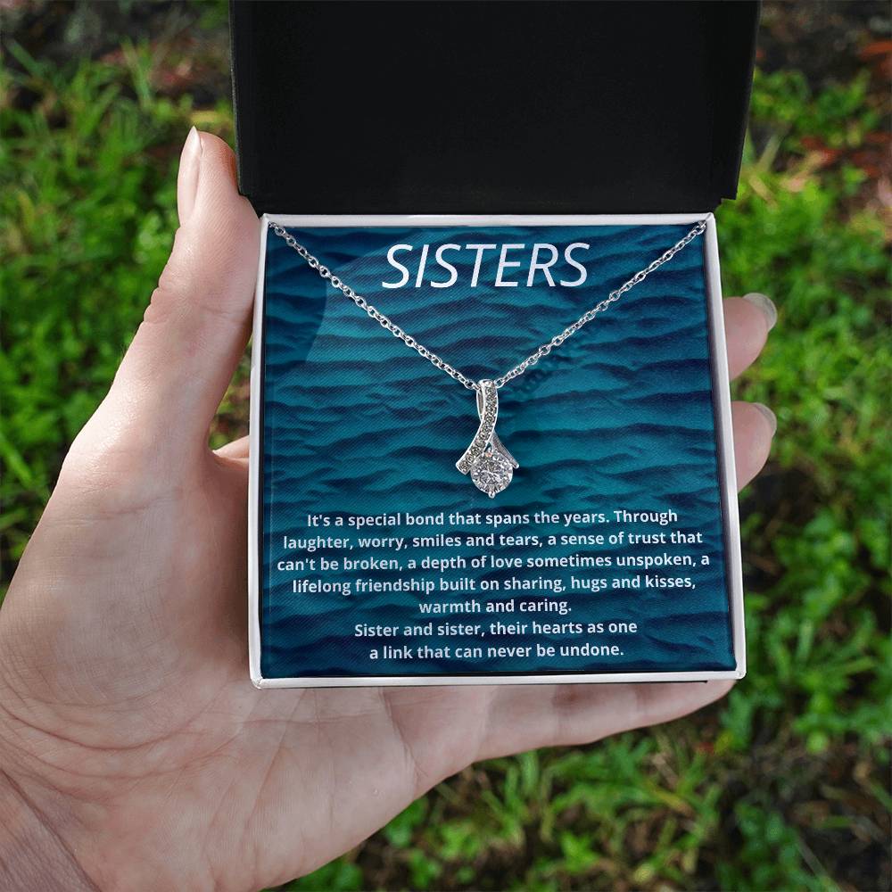 Sister Alluring Beauty Necklace-[Heartfelt Family Gift]