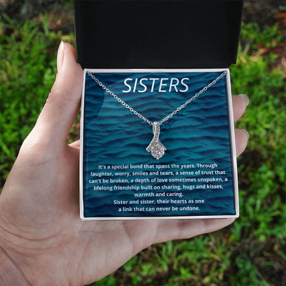 Sister Alluring Beauty Necklace-[Heartfelt Family Gift]