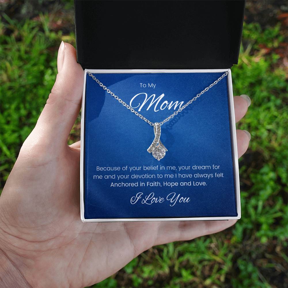 Mom Faith Hope and Love Alluring Beauty Necklace-[Heartfelt Family Gift]