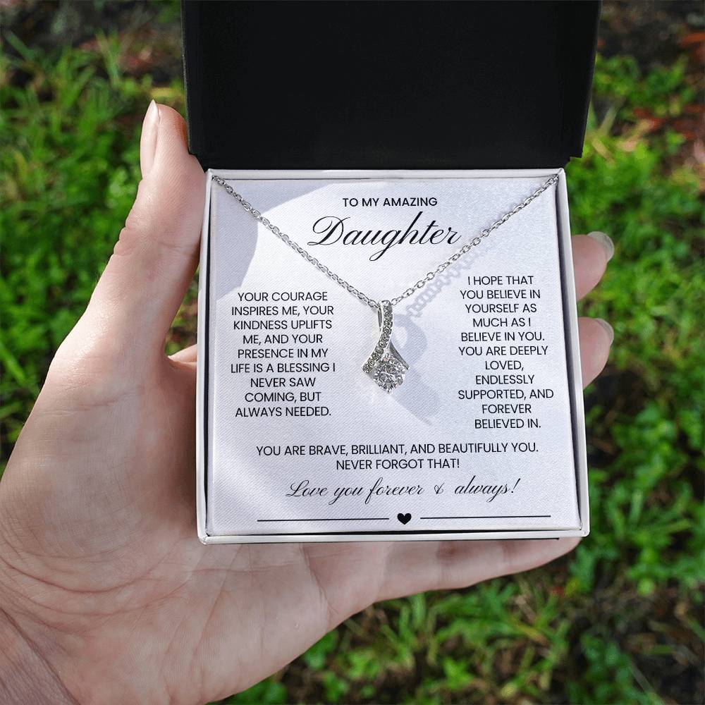 Daughter Alluring Beauty Necklace Gift