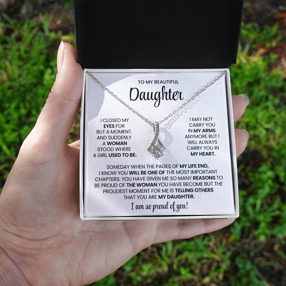 Daughter Alluring Beauty Necklace Gift