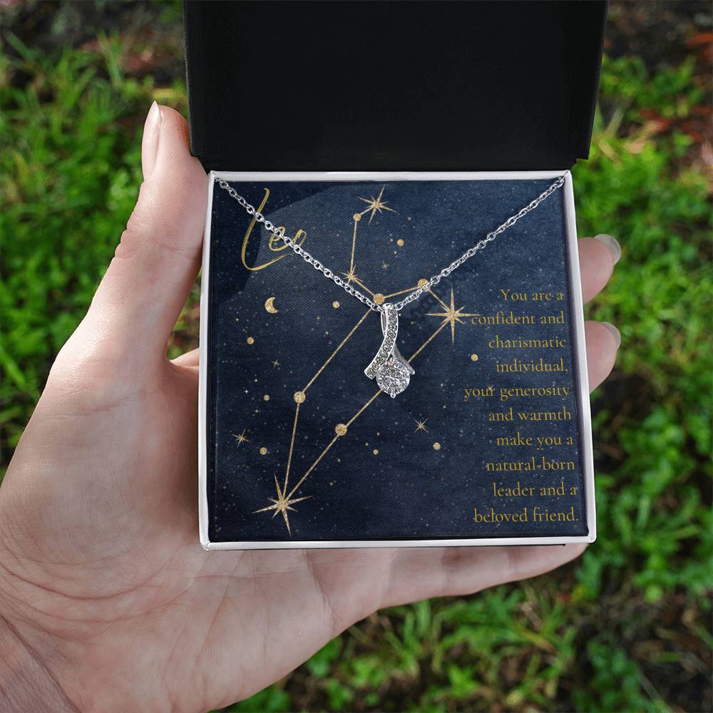 Leo Alluring Beauty Necklace-[Heartfelt Family Gift]