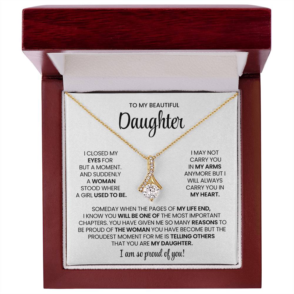 Daughter Alluring Beauty Necklace Gift