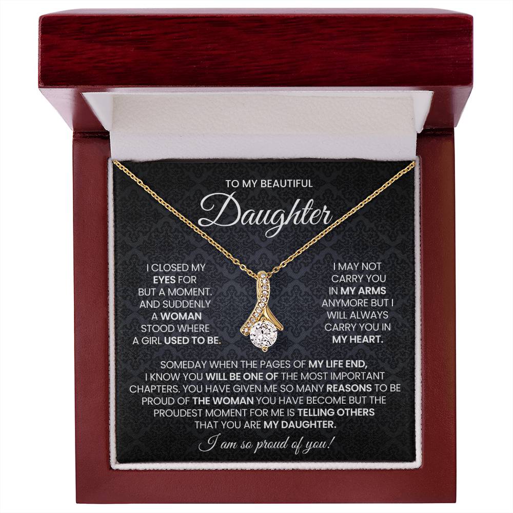 Daughter Alluring Beauty Necklace Gift