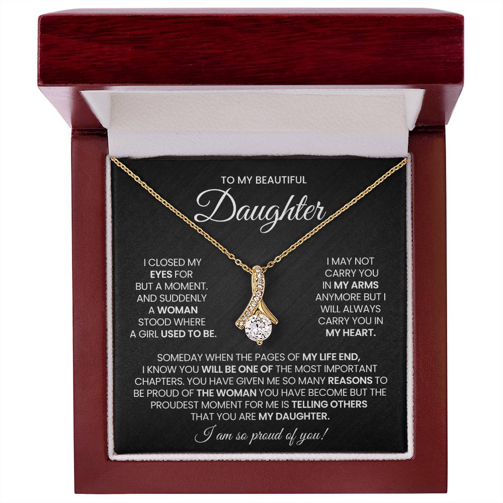 Daughter Alluring Beauty Necklace Gift