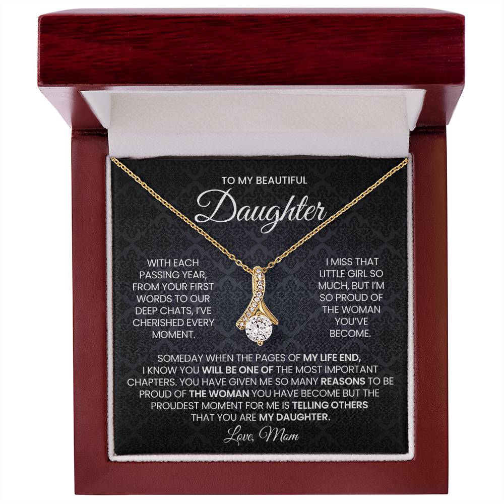 Daughter Alluring Beauty Necklace Gift