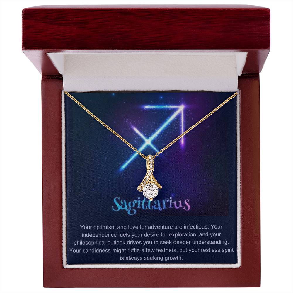 Sagittarius Alluring Beauty Necklace-[Heartfelt Family Gift]