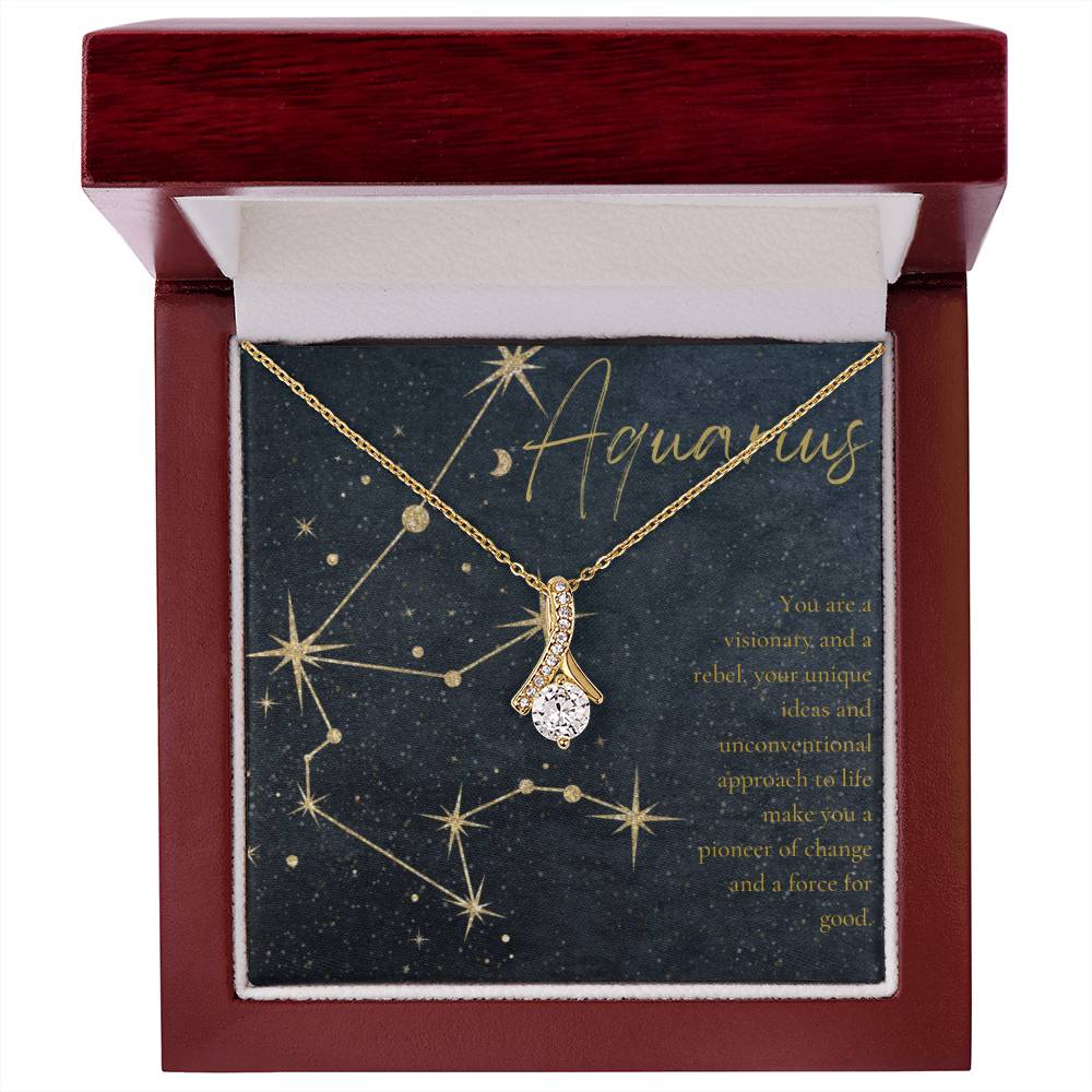 Aquarius Alluring Beauty Necklace-[Heartfelt Family Gift]