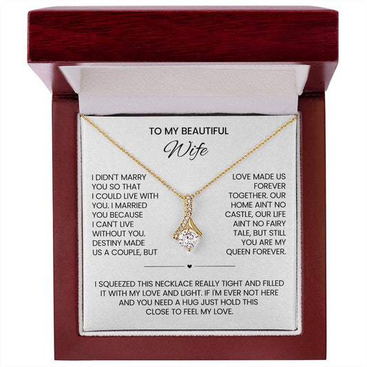 Wife Law Petite Ribbon Necklace
