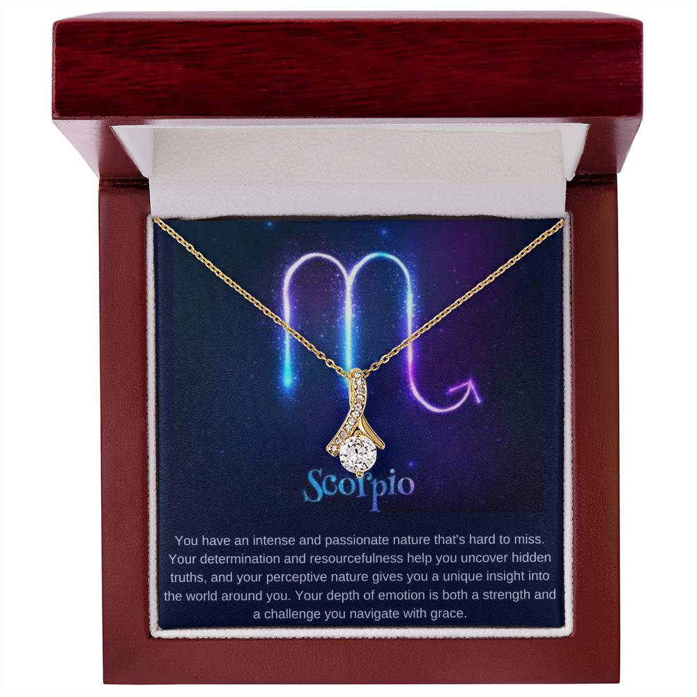 Scorpio Alluring Beauty Necklace-[Heartfelt Family Gift]