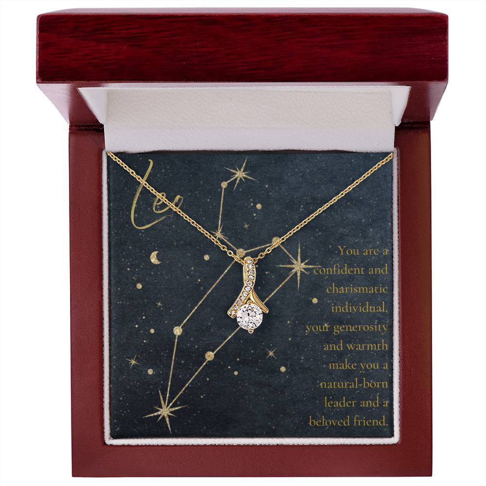 Leo Alluring Beauty Necklace-[Heartfelt Family Gift]