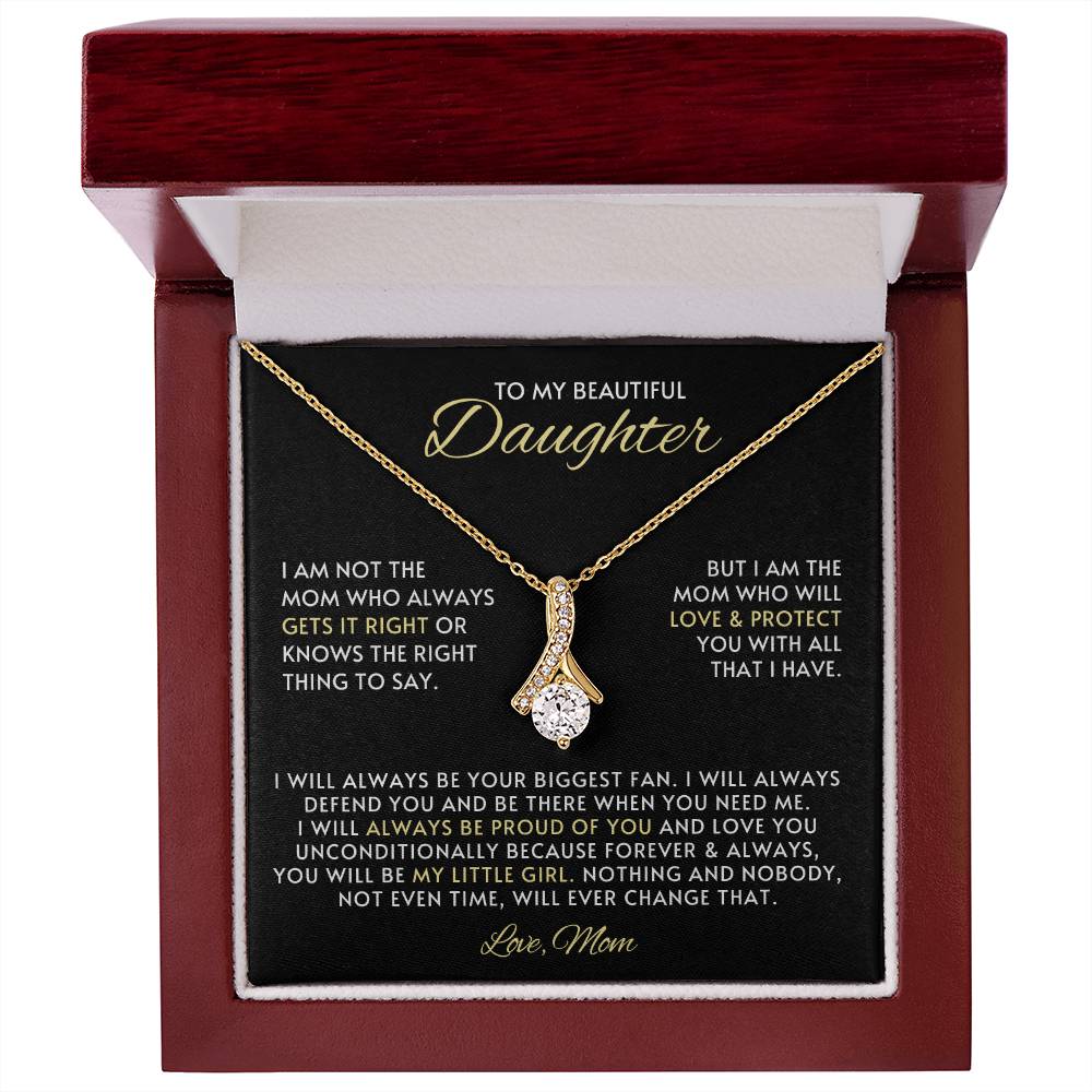 Daughter Alluring Beauty Necklace Gift from Mom