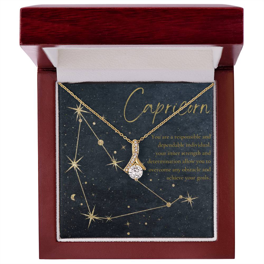 Capricorn Alluring Beauty Necklace-[Heartfelt Family Gift]