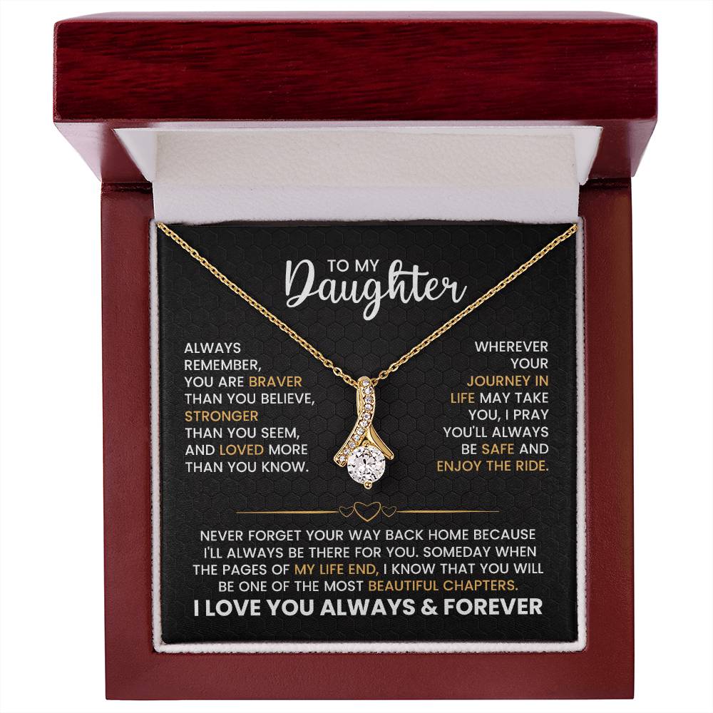 Daughter Alluring Beauty Necklace Gift