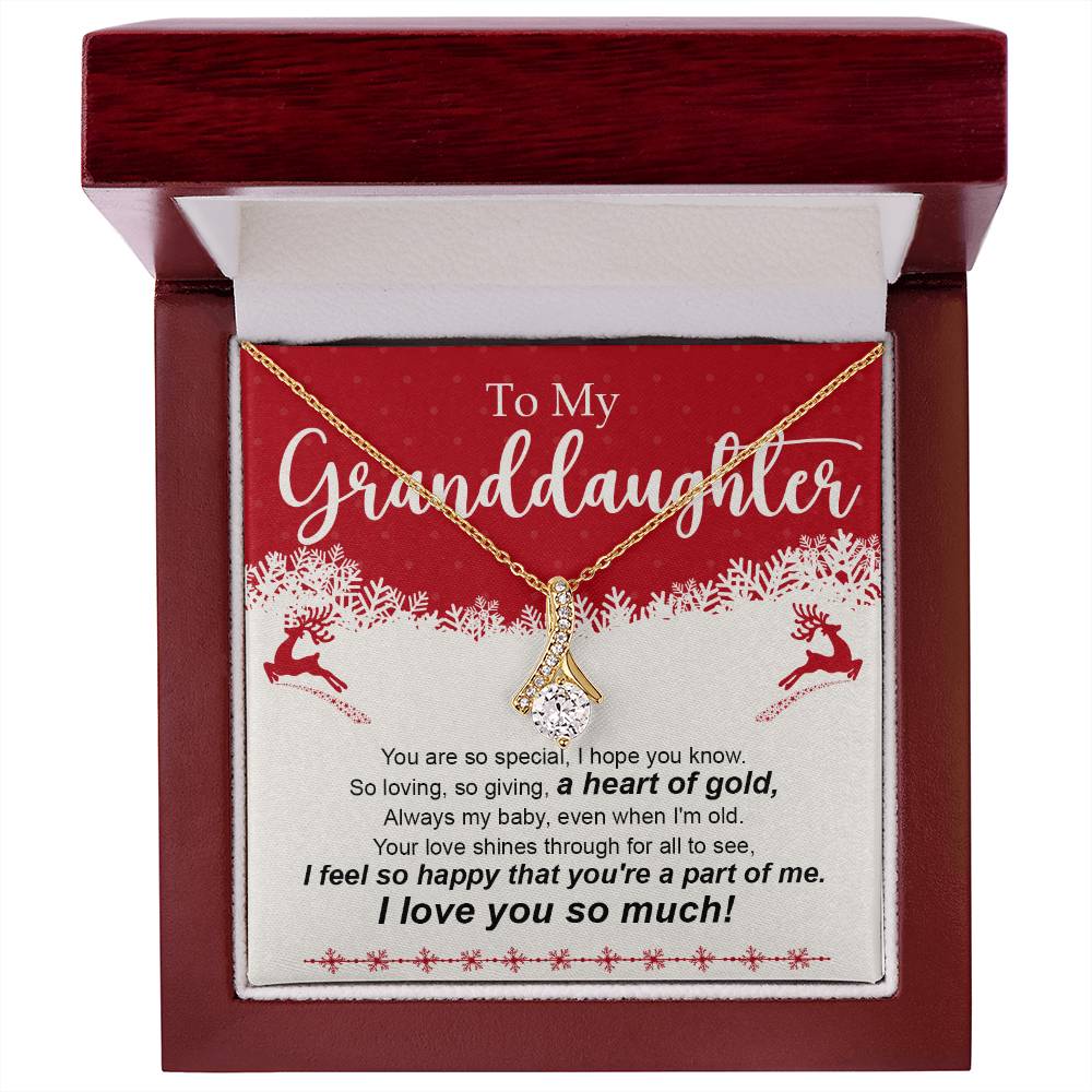 Granddaughter Necklace - Christmas Gift for Her - Personalized Jewelry-[Heartfelt Family Gift]