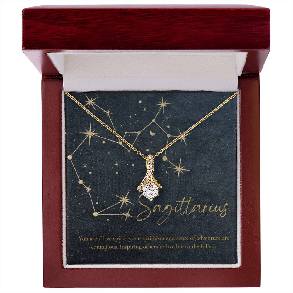 Sagittarius Alluring Beauty Necklace-[Heartfelt Family Gift]