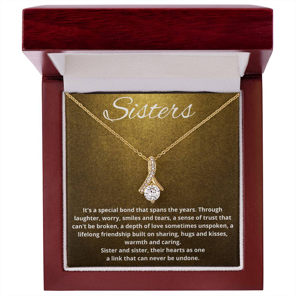 Sisters Alluring Beauty Necklace-[Heartfelt Family Gift]