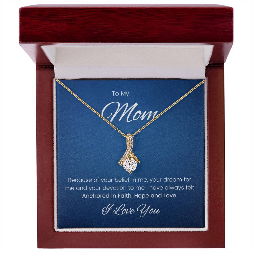 Mom Faith Hope and Love Alluring Beauty Necklace-[Heartfelt Family Gift]