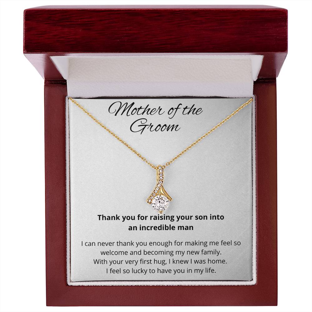 Mother of the Groom From Bride Alluring Beauty Necklace-[Heartfelt Family Gift]