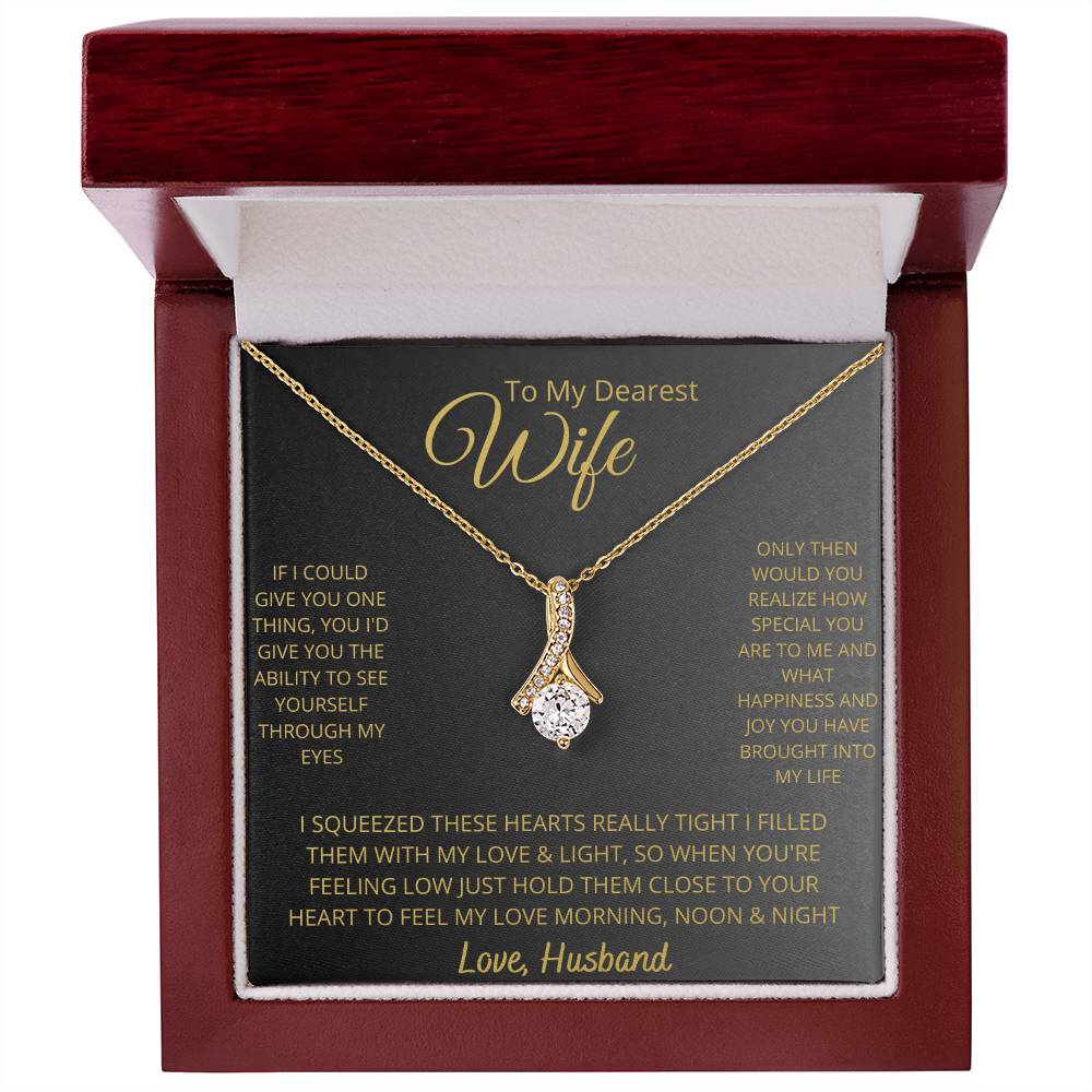 Beautiful Wife Necklace - Alluring Beauty and Style  For the Perfect Gift-[Heartfelt Family Gift]