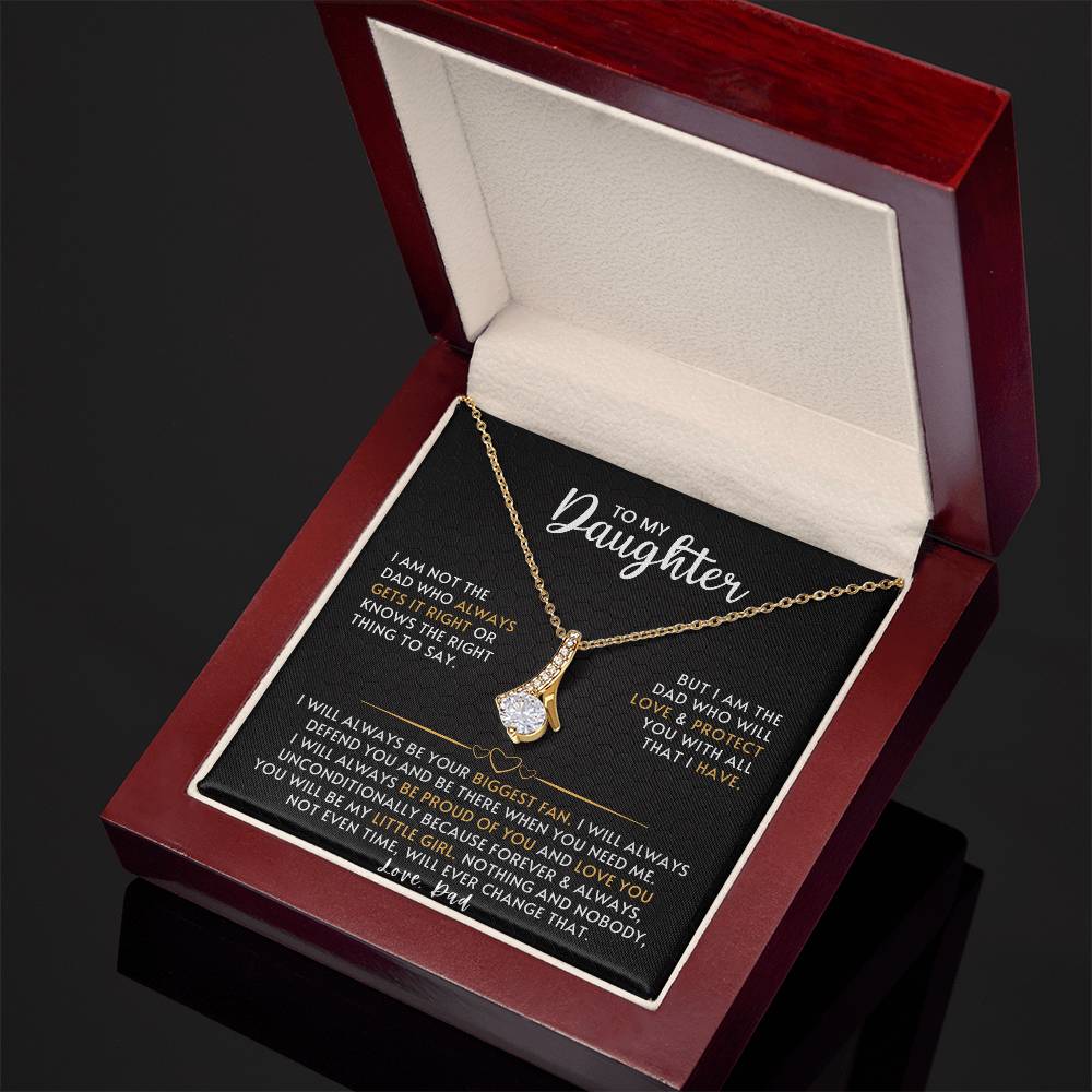 Daughter Alluring Beauty Necklace Gift from Dad