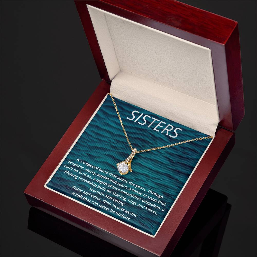Sister Alluring Beauty Necklace-[Heartfelt Family Gift]