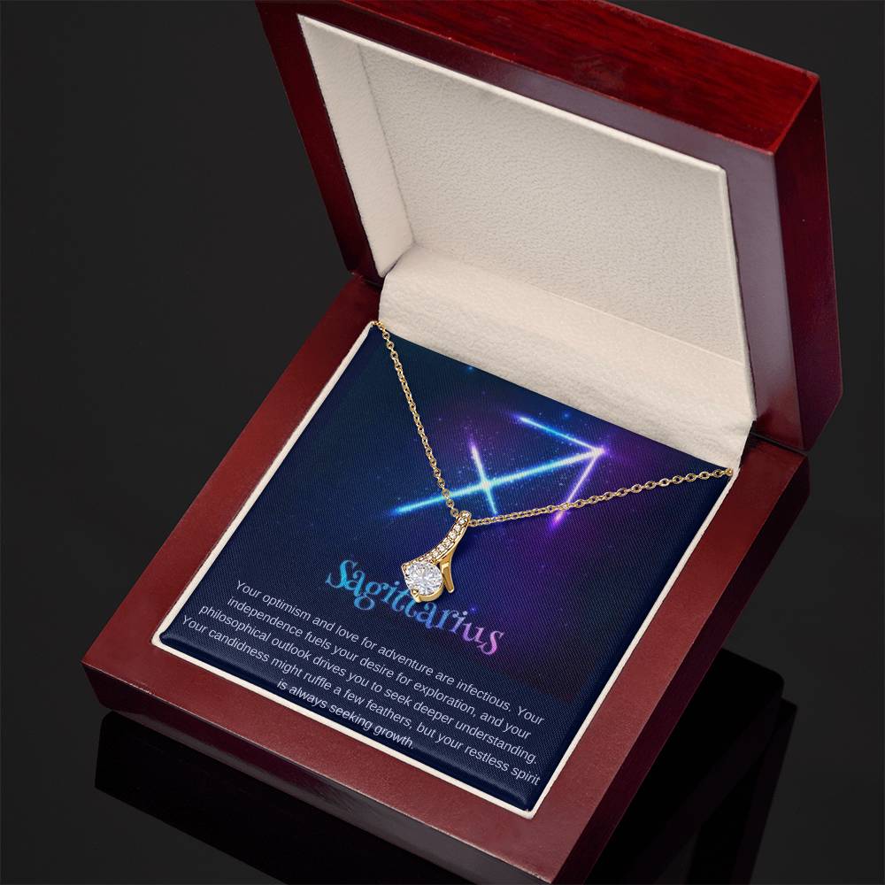 Sagittarius Alluring Beauty Necklace-[Heartfelt Family Gift]