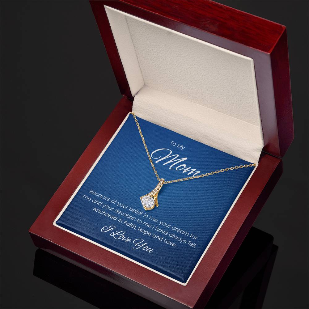 Mom Faith Hope and Love Alluring Beauty Necklace-[Heartfelt Family Gift]