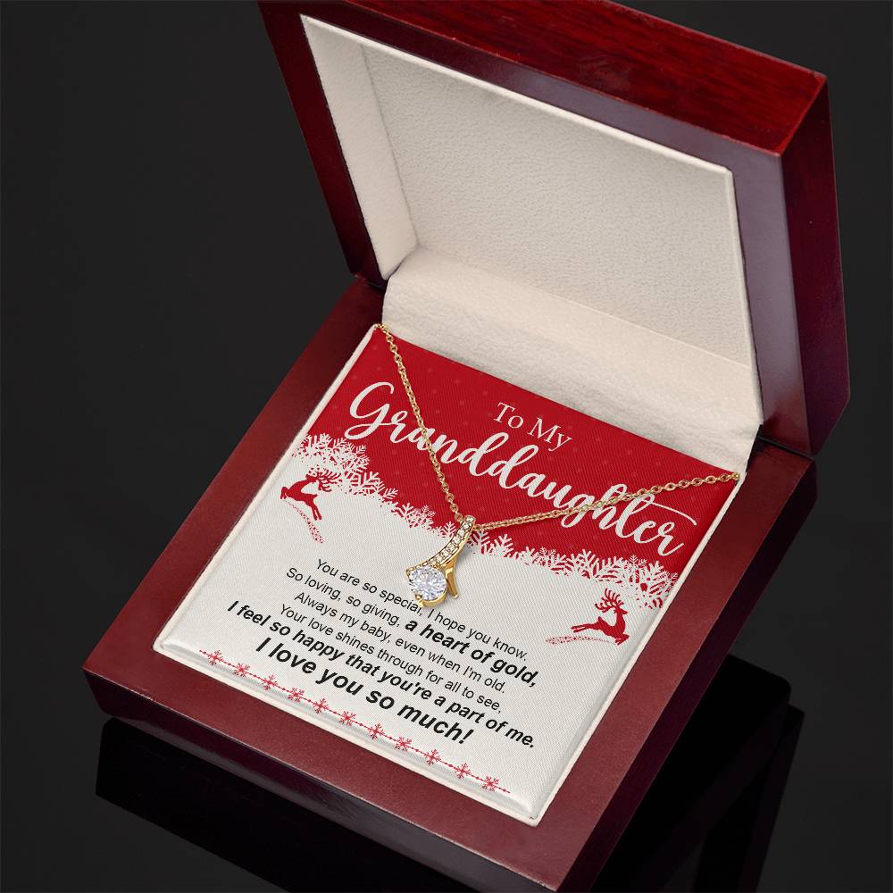 Granddaughter Necklace - Christmas Gift for Her - Personalized Jewelry-[Heartfelt Family Gift]