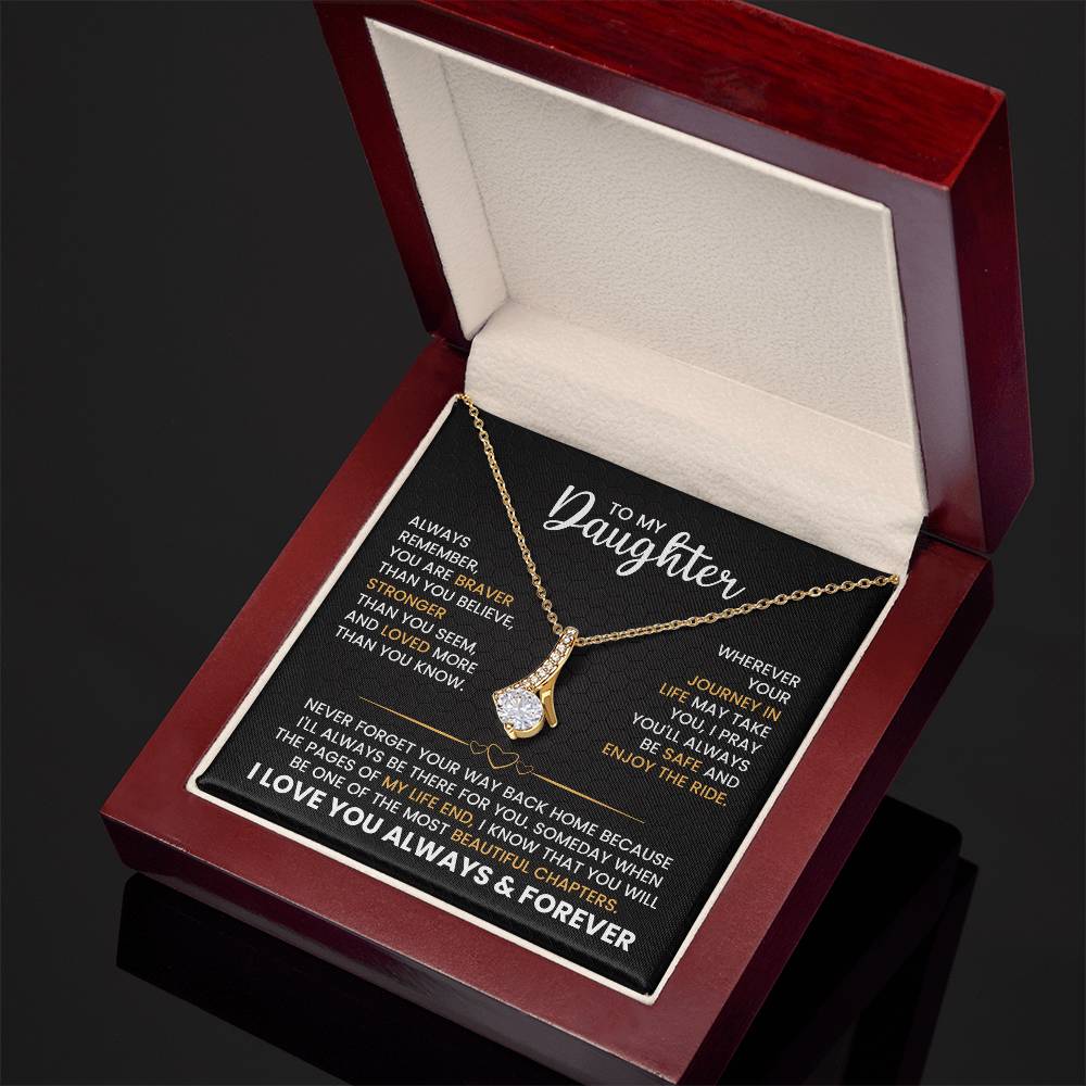 Daughter Alluring Beauty Necklace Gift