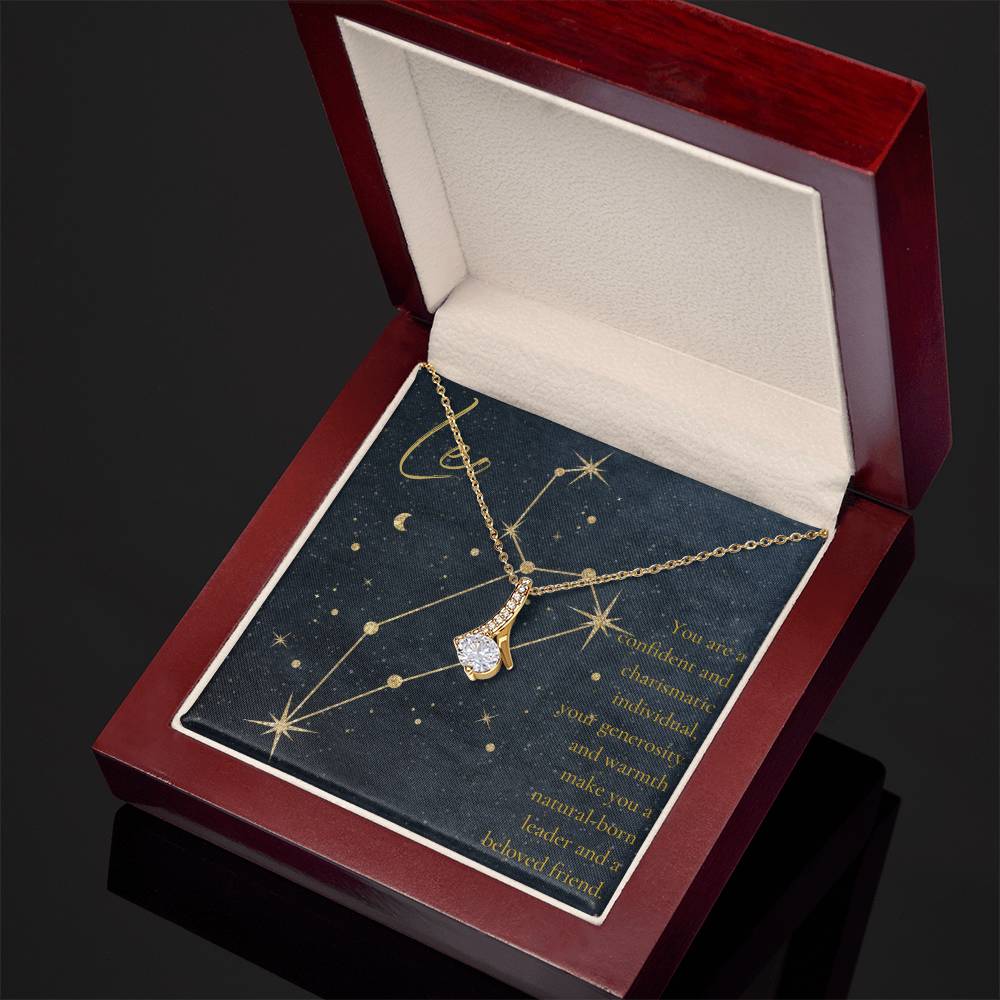 Leo Alluring Beauty Necklace-[Heartfelt Family Gift]