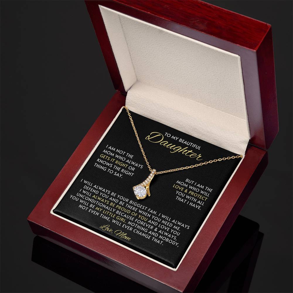 Daughter Alluring Beauty Necklace Gift from Mom