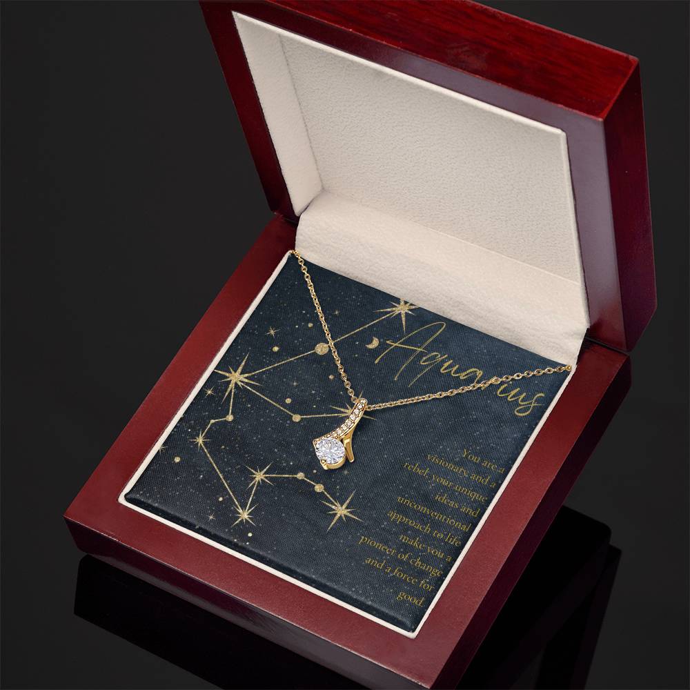 Aquarius Alluring Beauty Necklace-[Heartfelt Family Gift]