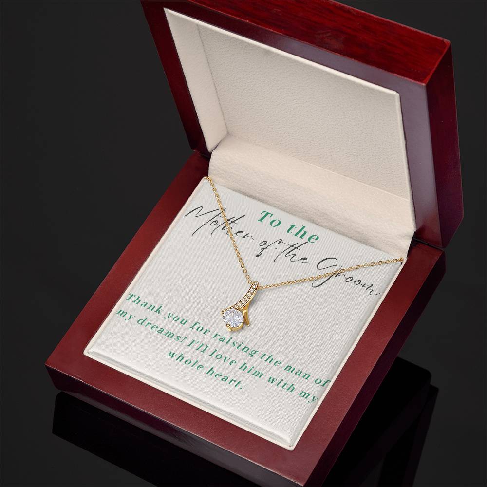Mother of The Groom Alluring Beauty Necklace-[Heartfelt Family Gift]