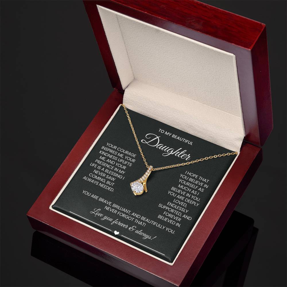 Daughter Alluring Beauty Necklace Gift