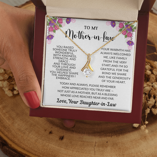 Mother in Law Alluring Beauty Necklace Gift
