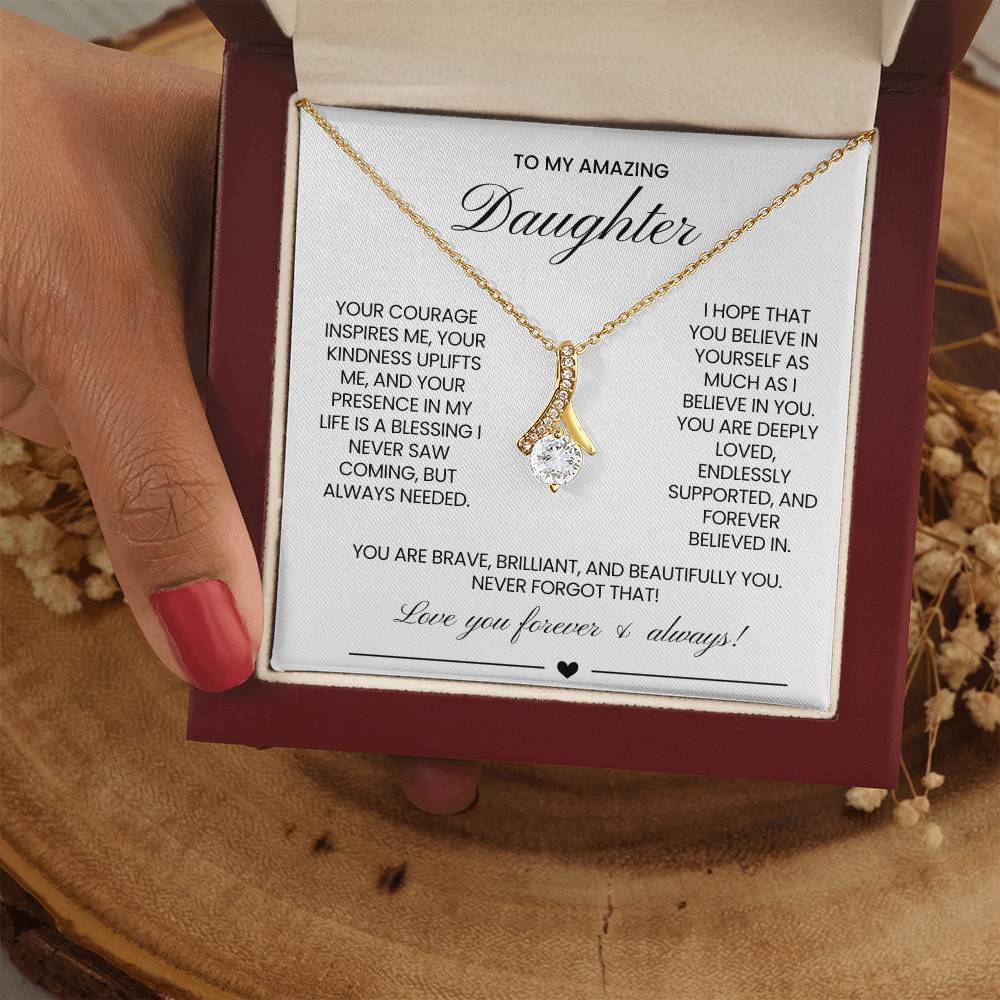 Daughter Alluring Beauty Necklace Gift